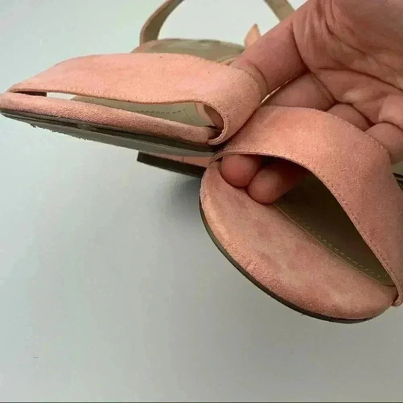 Charles Charles David heels size 8 pink faux suede - Picture 10 of 15